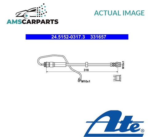 Brake hose line - brake,