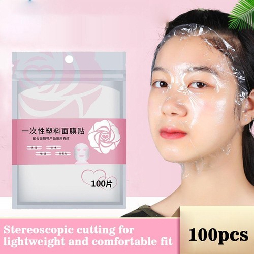100x disposable face plastic - disposable,
