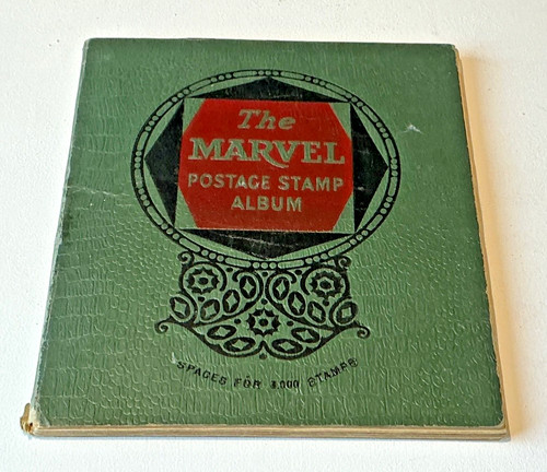 Marvel postage stamp album - stamp,