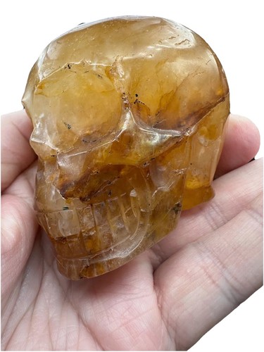 Crystal skull golden healer - crystal,