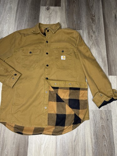 Carhartt men brown shirt - l,