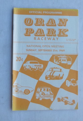 1969 oran park programme - 1969,