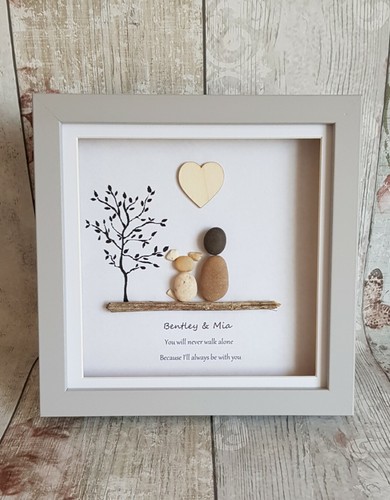 Personalised dog lover pebble - dog,