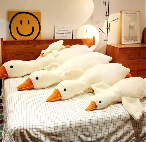 Giant fluffy white goose - giant,