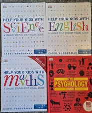 4-Book Learning & Psychology Bundle – Science, English, Maths & Mind Mastery