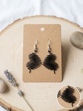 EARRINGS hand made, dangly, 3D