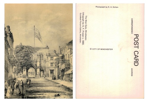 Postcard the west gate - -,