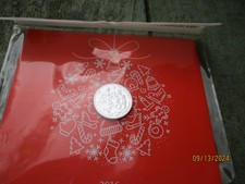 2016 GIFT of CHRISTMAS £20 -BU - TWENTY POUNDS FINE SILVER-UK COIN PACK. #80-751