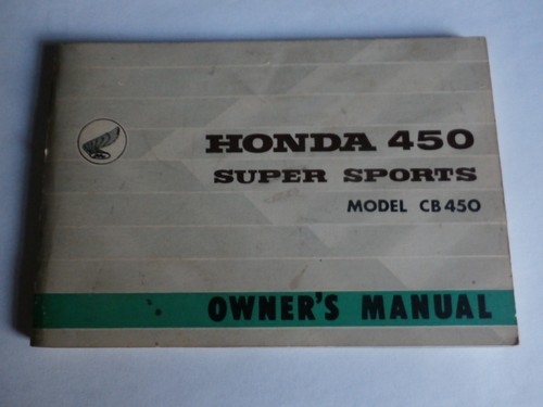 1965 honda cb450ko owners - honda,