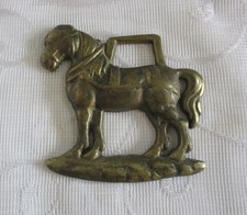 Vintage Horse Brass Shire Horse Working Horse In Harness
