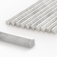 10-Pack Carrara White Marble