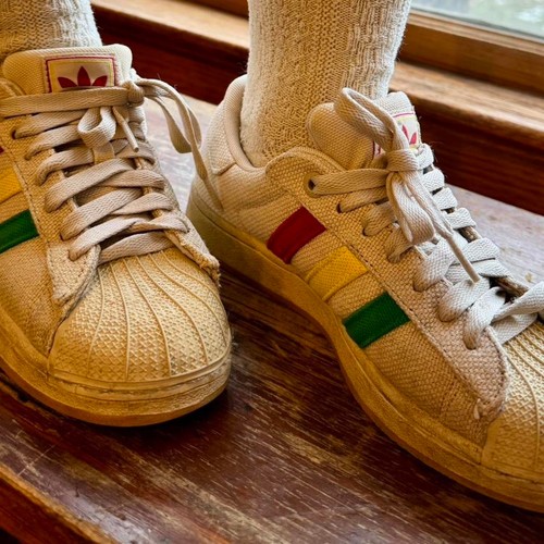 Adidas rastafarian sneaker
