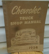 1954 Chevrolet Truck ORIGINAL Shop Manual