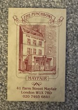 Rare Freddie Foreman Pub Business Card