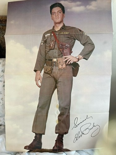 Elvis presley poster army - poster, us