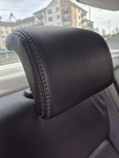 Saab leather headrest - leather,