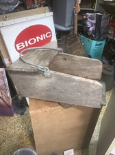 VINTAGE WOODEN COAL SCUTTLE