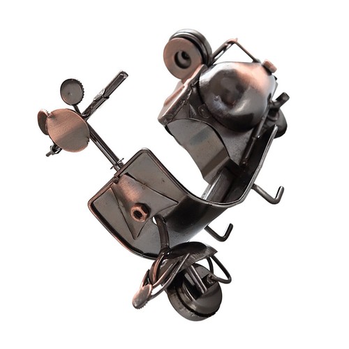 Motorcycle sculpture iron - motorcycle,
