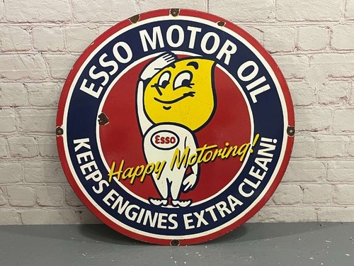 Esso motor oils drip large - esso,