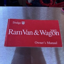 2002 Dodge Ram Van And Wagon