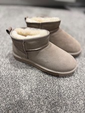 Hush real sheepskin, suede