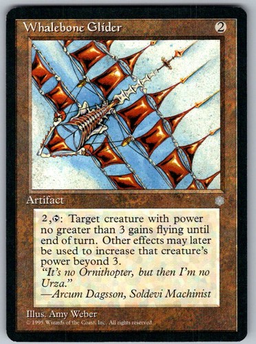 Mtg tcg whalebone glider - whalebone,