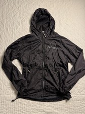 Superdry Sport Unisex Windbreaker Jacket Black The Storm Breaker Hooded Size L