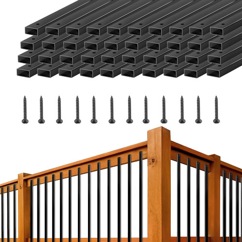 Black metal deck - 32", balusters