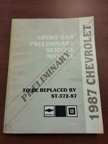 1987 chevrolet astro van - chevrolet,