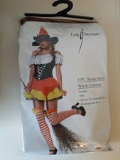 Leg Avenue Size L UK 14 Kandy Korn Witch Costume Pumpkin Halloween Fancy Dress