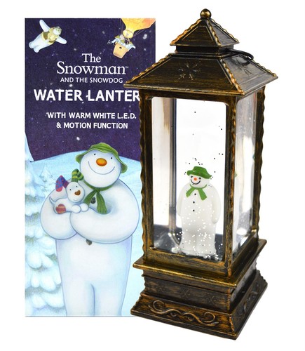 The snowman led - water, lantern