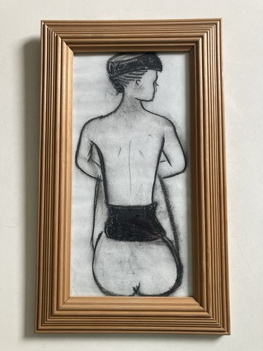 Vintage modernist charcoal - modernist,