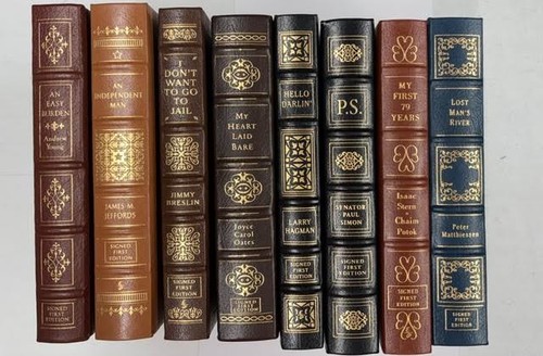 Lot easton press leather - of, 8