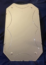 Art Deco Bevel Edged Etched