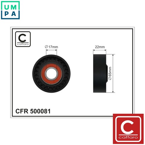 Tensioner pulley vribbed belt - pulley,