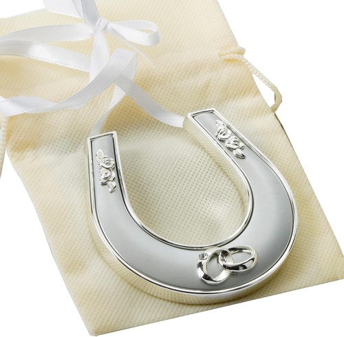 Wedding horseshoe silver - horseshoe,