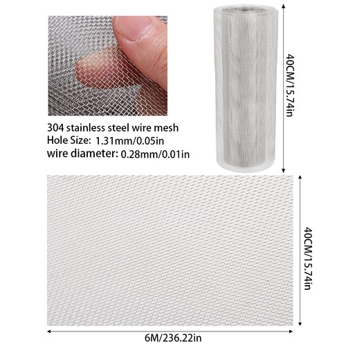 Stainless steel grid insect - steel,