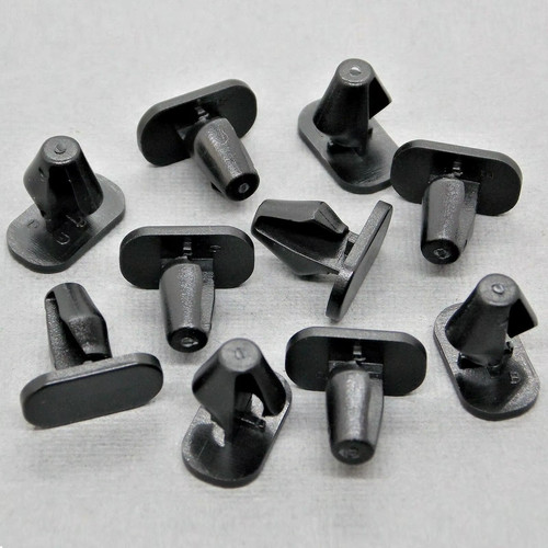 Door weatherstrip trim - door, clips