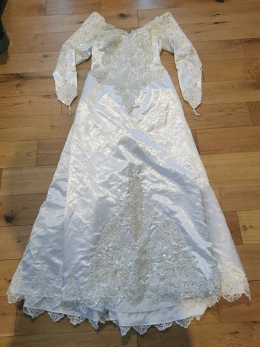 Vintage white heavily - vintage,