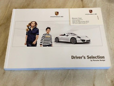 Porsche Driver Selection Clothes Bikes Watches Pens Luggage etc Brochure 2012