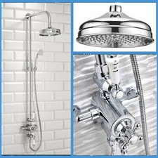 Edwardian traditional shower - traditional,