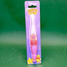 VERY RARE Collectable Official Disney Liquid Light up Pen Piglet, With Packet