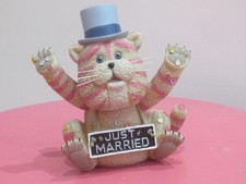 Vintage Just Married Bagpuss Cat in a Bag