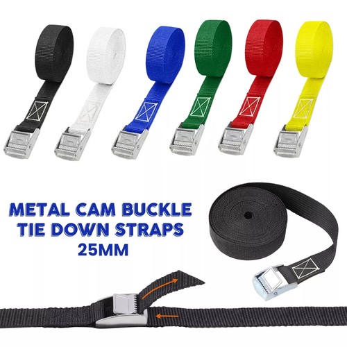 Metal cam buckle tie - metal, down