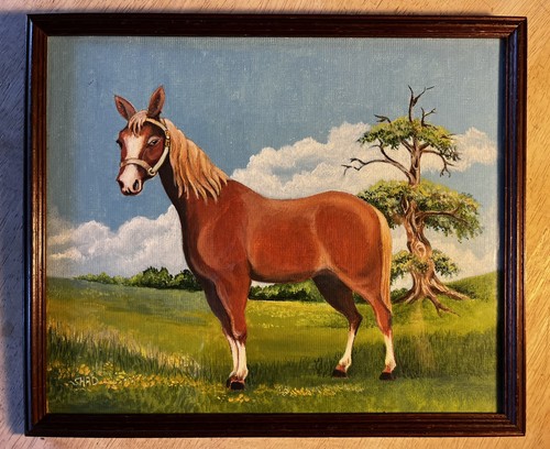 Original painting horse - original,