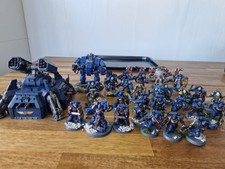 Warhammer 40k Space Marine Ultramarines Army Job Lot Games Workshop
