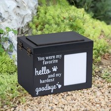 Solid Wood Pet Memorial Urn