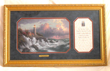 Thomas Kinkade Conquering The Storms Framed Accent Print with Certificate