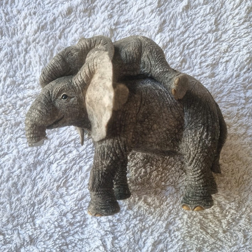 Pewter spirit elephant - pewter, ceramic