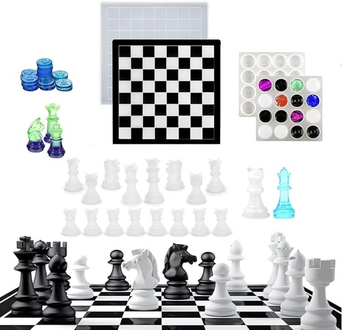 Chess silicone moulds for - silicone,